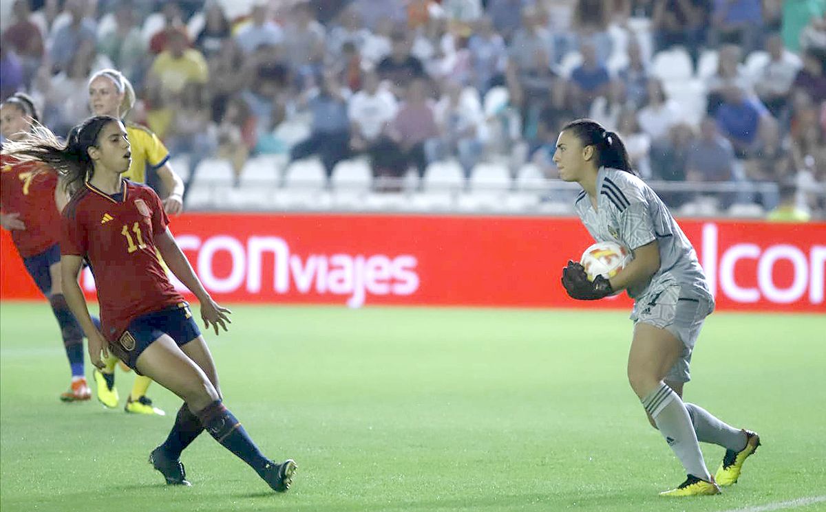 Las imágenes del España - Suecia femenino