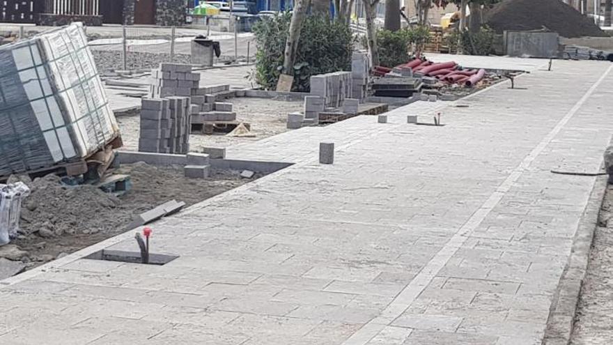 La obra de la Avenida Marítima de Santa Cruz de La Palma.