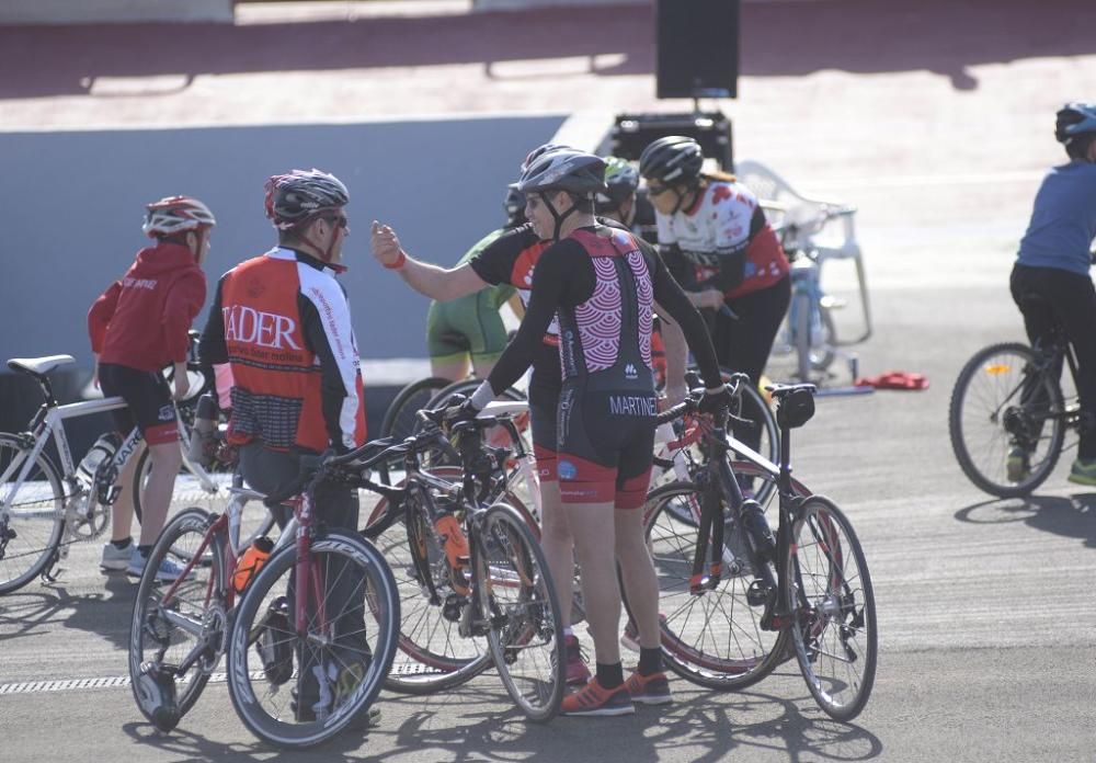 Exhibición en el velódromo de Molina de Segura