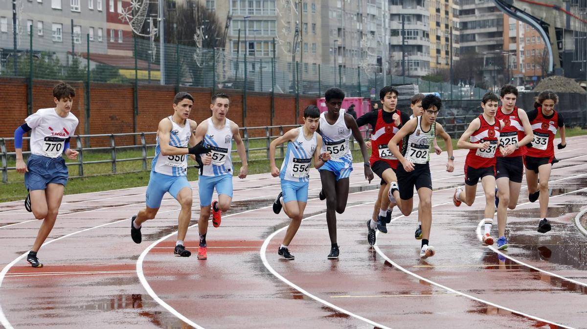 Imagen de una prueba reciente en las pistas de Balaídos.