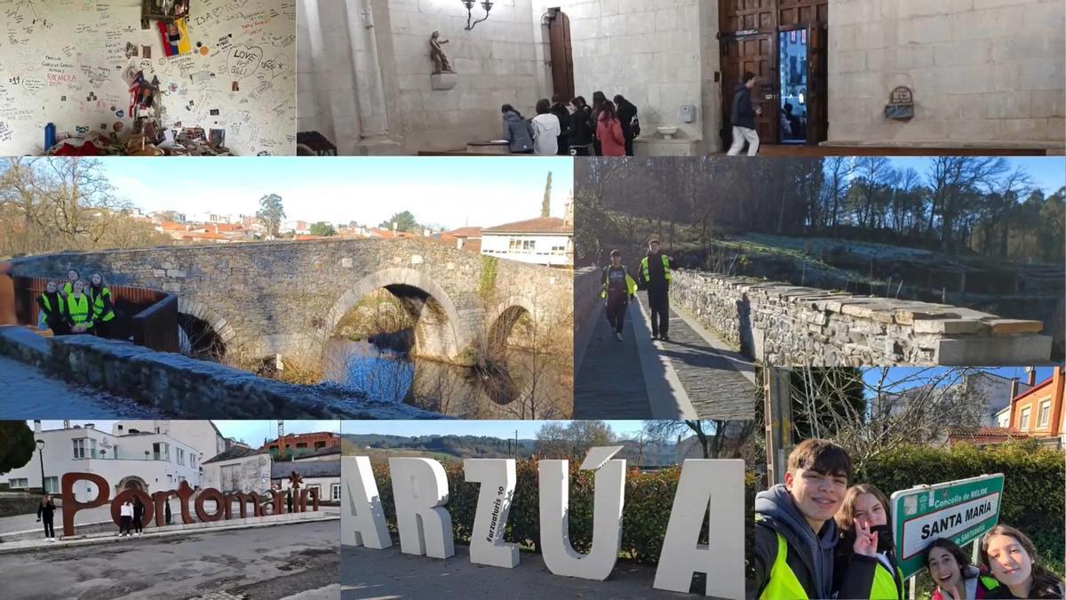 Os estudantes recolleron as súas mellores lembranzas do Camiño nun bonito vídeo.