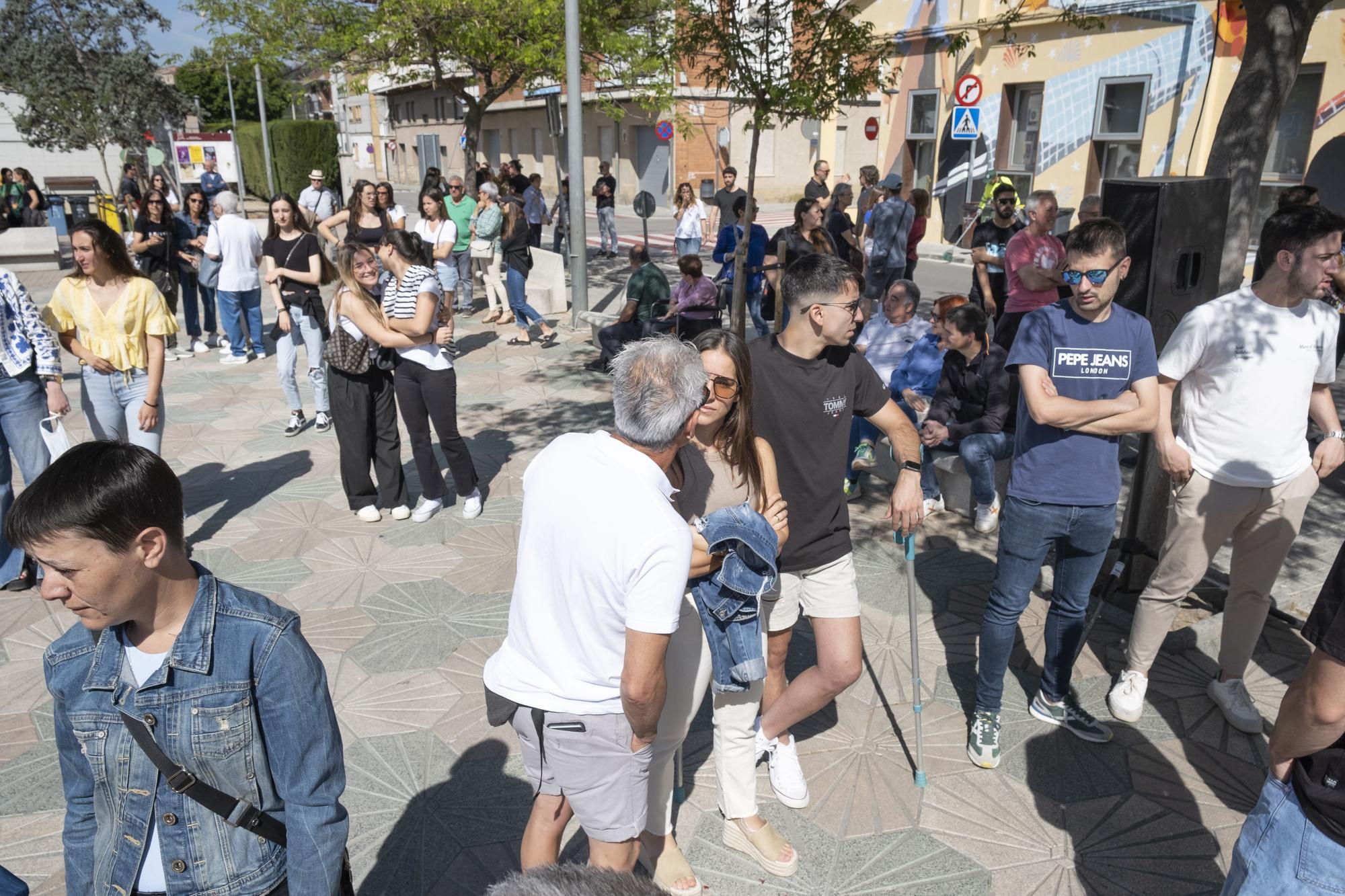 Centenars de persones acomiaden Oriol Sardà a Sant Vicenç de Castellet