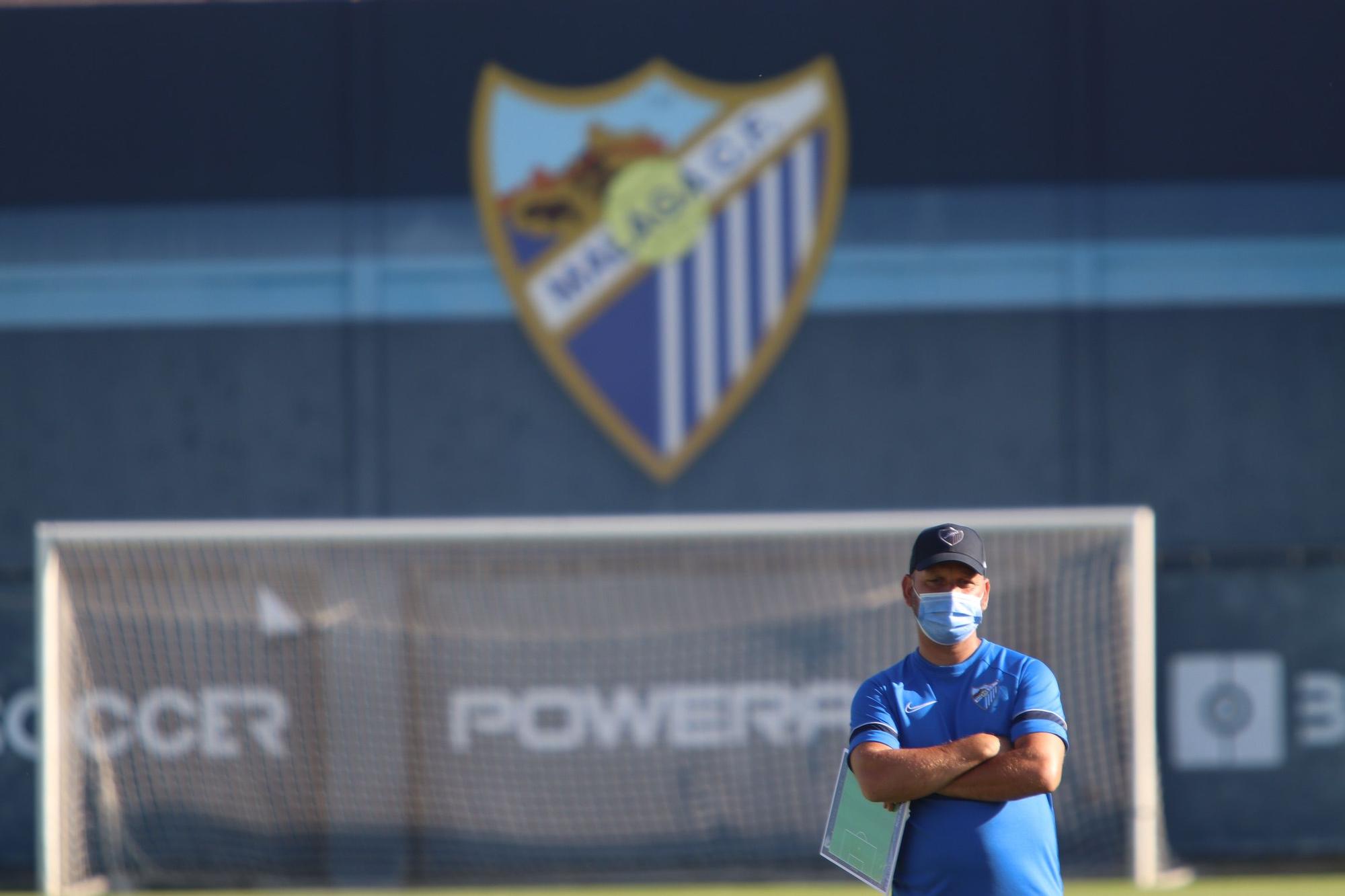 Primer entrenamiento del Málaga CF