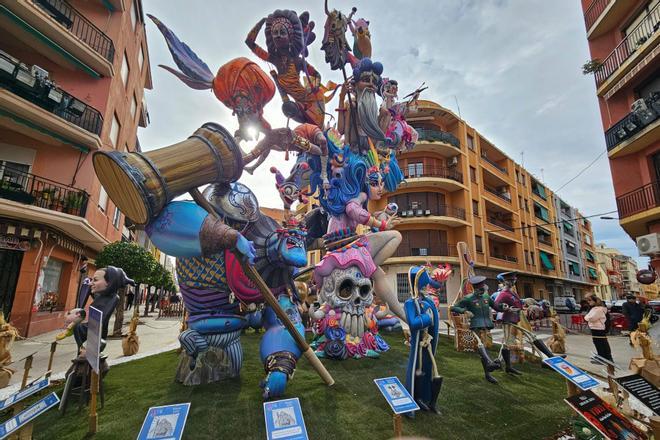Así es "Voodoo", la mejor falla de Carcaixent