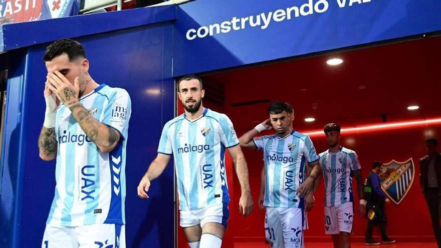 Joaquín, Larrubia y Murillo, al filo de la sanción en el tramo decisivo del Málaga CF