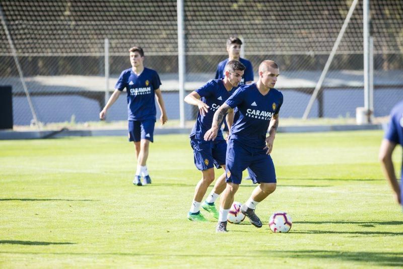 Primer entrenamiento del Real Zaragoza