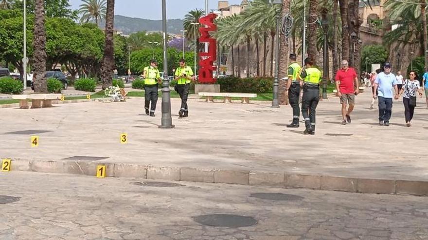 Localizan al taxista que motivó la carrera del coche patrulla accidentado en Palma