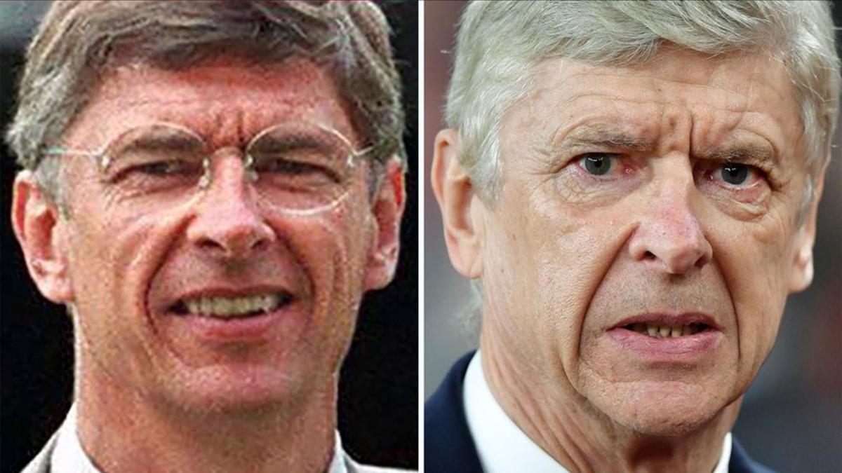 El antes y el después de Wenger en el banquillo del Arsenal