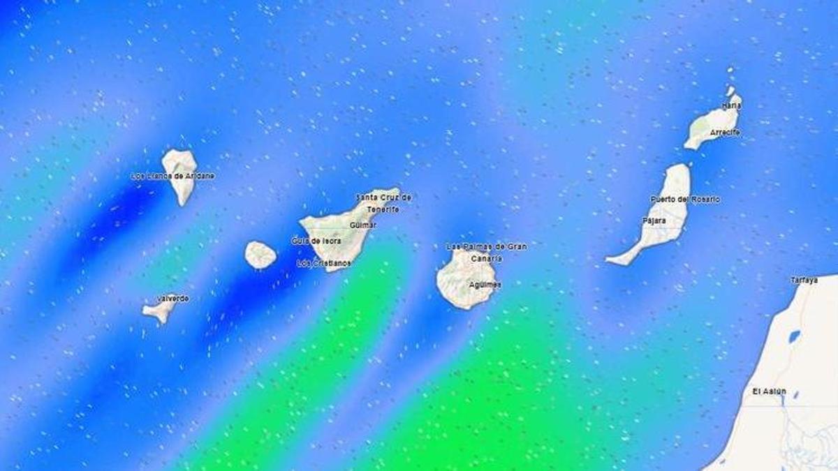 Mapa del tiempo.