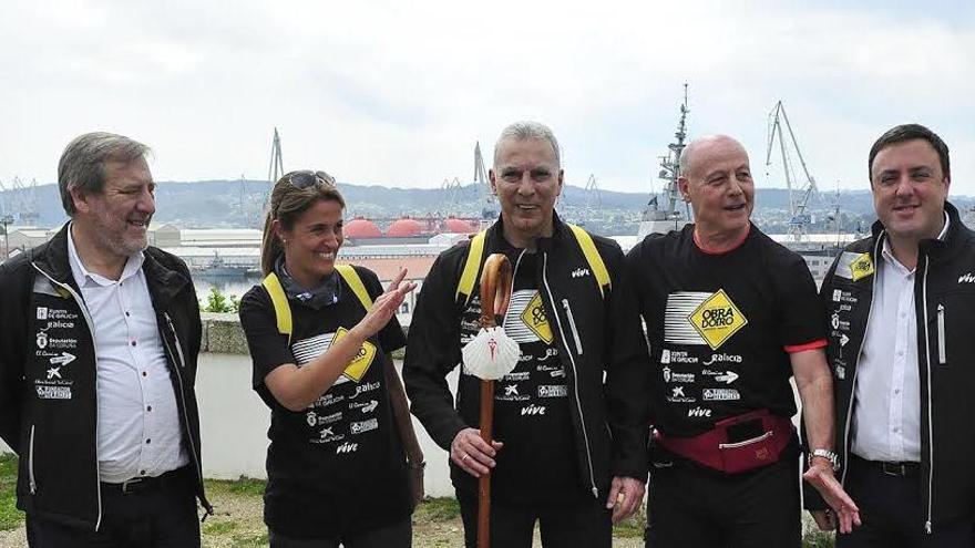 Nikos Galis, un peregrino más en el Camino de Santiago