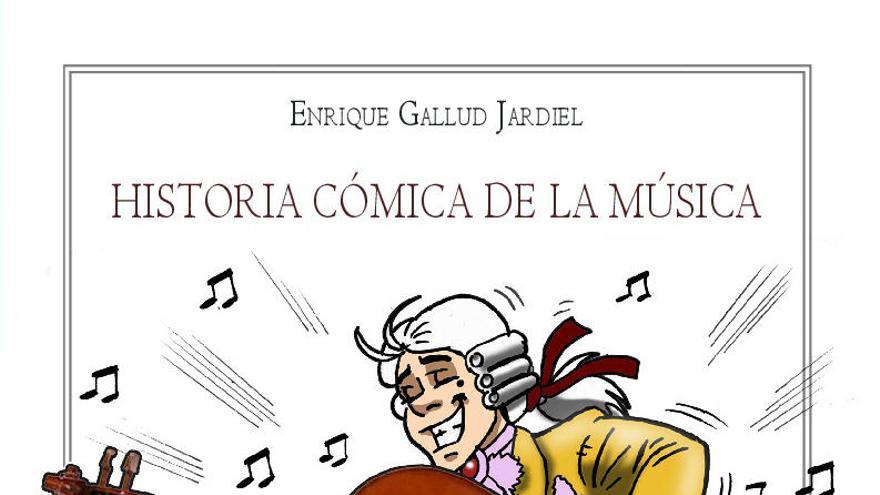 Portada de Historia cómica de la música.