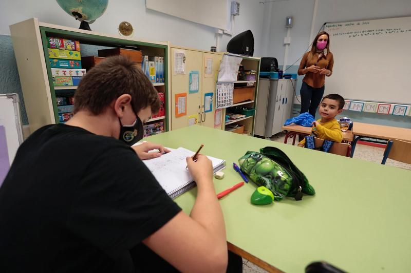 Última escuela rural de los caseríos de Anaga, en Roque Negro