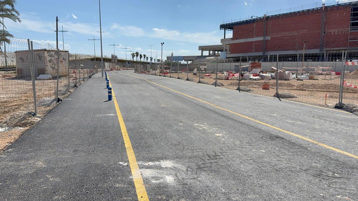 Vial provisional de acceso a Marina Salinas y la lonja pesquera