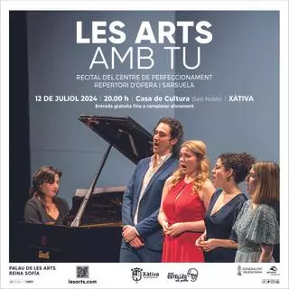 Xàtiva acogerá un concierto gratuito de la gira de Les Arts amb Tu