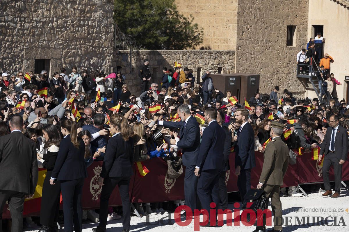 Visita de los reyes de España a Caravaca (explanada de la Basílica)