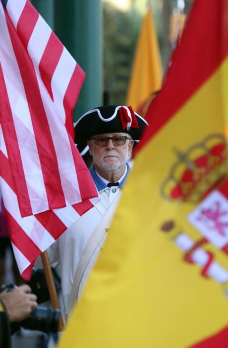 El pueblo de Macharaviaya celebra cada año el 4 de julio. Este viernes, el desfile que sirve para reconocer a la figura del ilustre macharatungo Bernardo de Gálvez, recorrió las calles del centro des