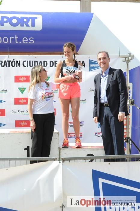 Media Maratón de Murcia: podios