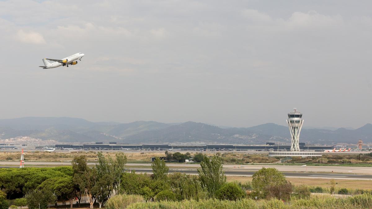 L&#039;aeroport del Prat en una imatge d&#039;arxiu