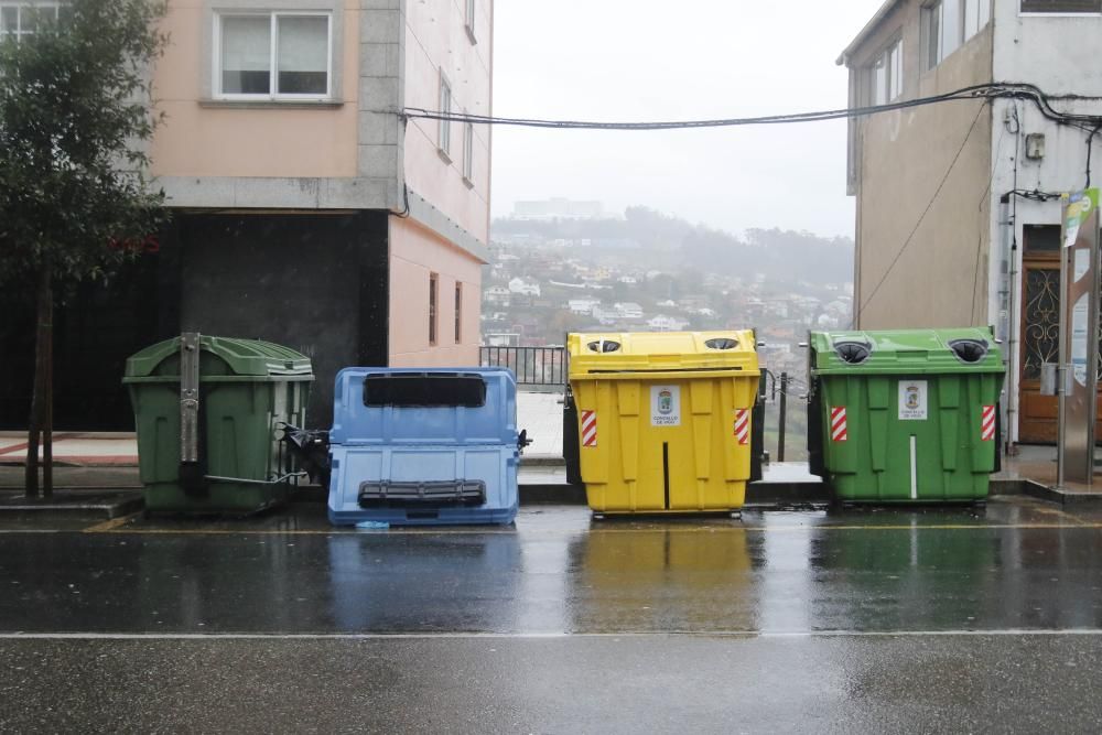 Desperfectos en Vigo por el temporal.