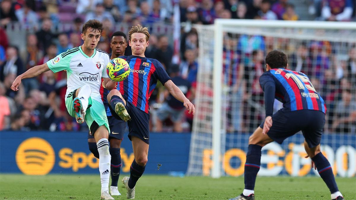 Frenkie de Jong asistió a Alba para el gol de la victoria