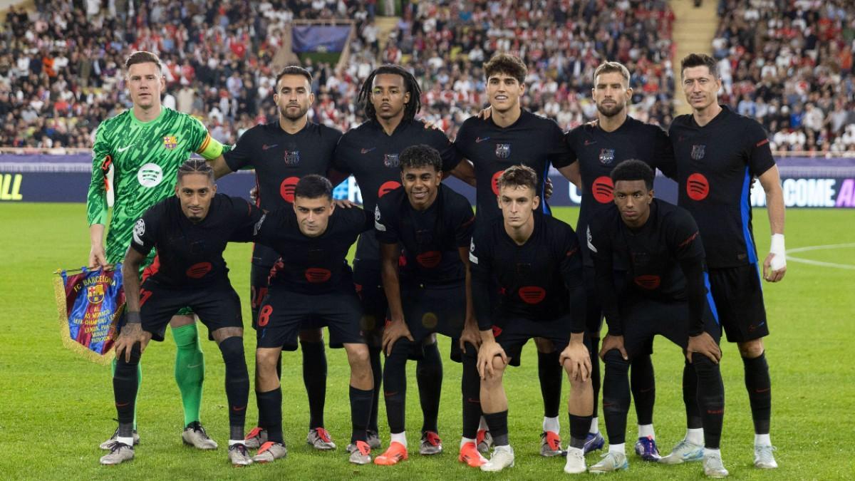 La alineación del Barça para el partido de Champions League contra el Mónaco