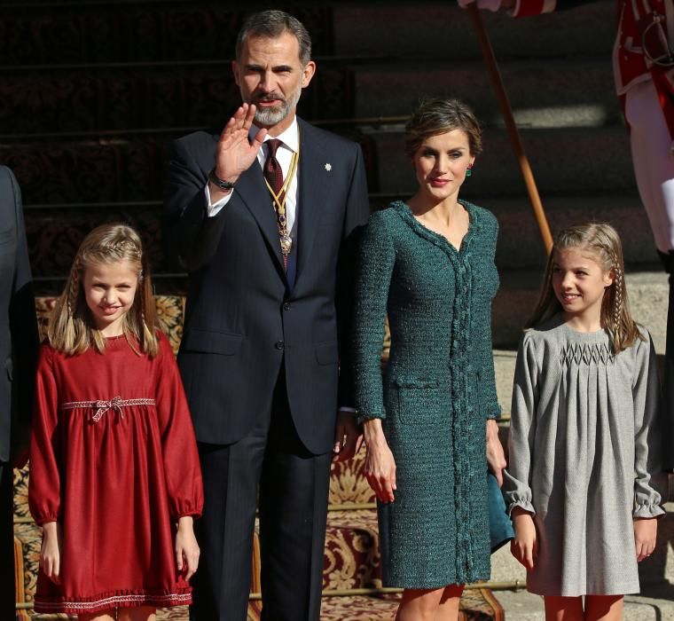 Leonor y Sofía, protagonistas en el Congreso