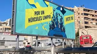 Aficionados contratan dos vallas de publicidad para pedir la marcha de Ortiz del Hércules