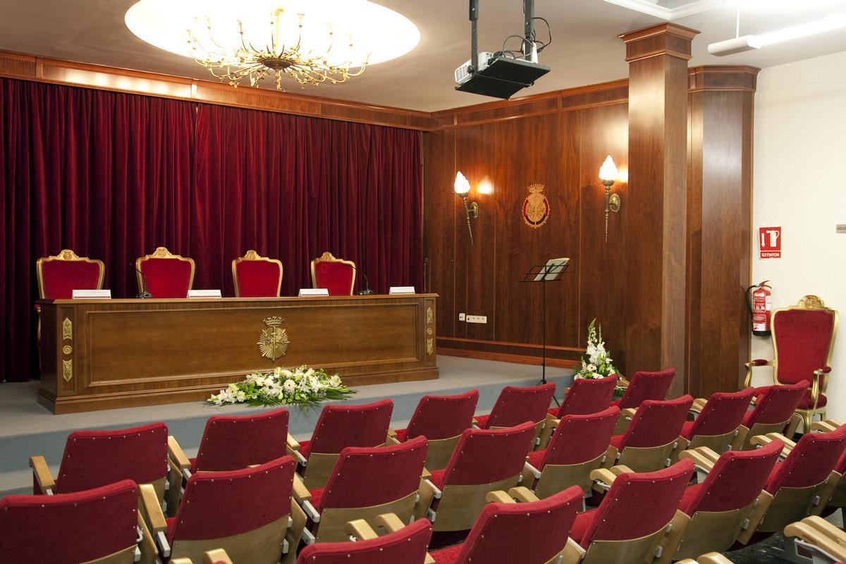 Salón de actos del Colegio de Gestores Administrativos.