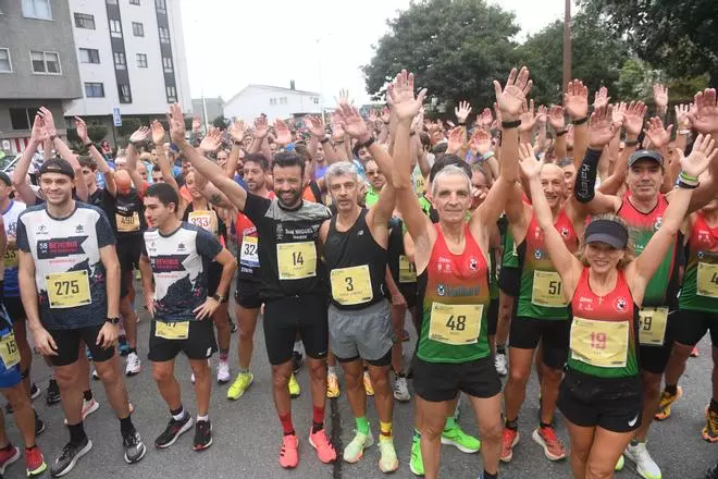 Facundo Medard y Alba Raso, vencedores de la carrera popular de O Ventorrillo
