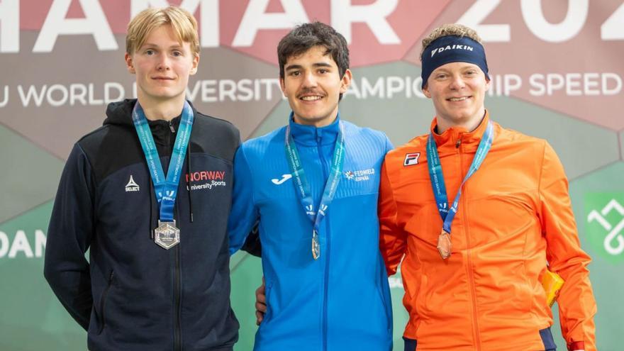 Manu Taibo, oro en el Mundial Universitario