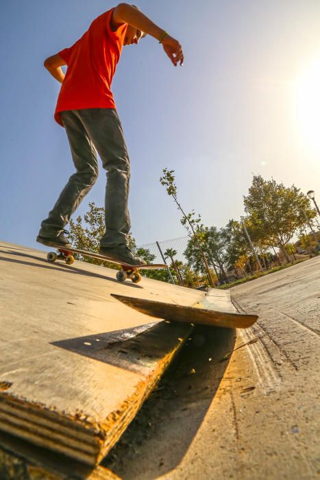 Acrobacias con demasiado riesgo en el «Skate park»