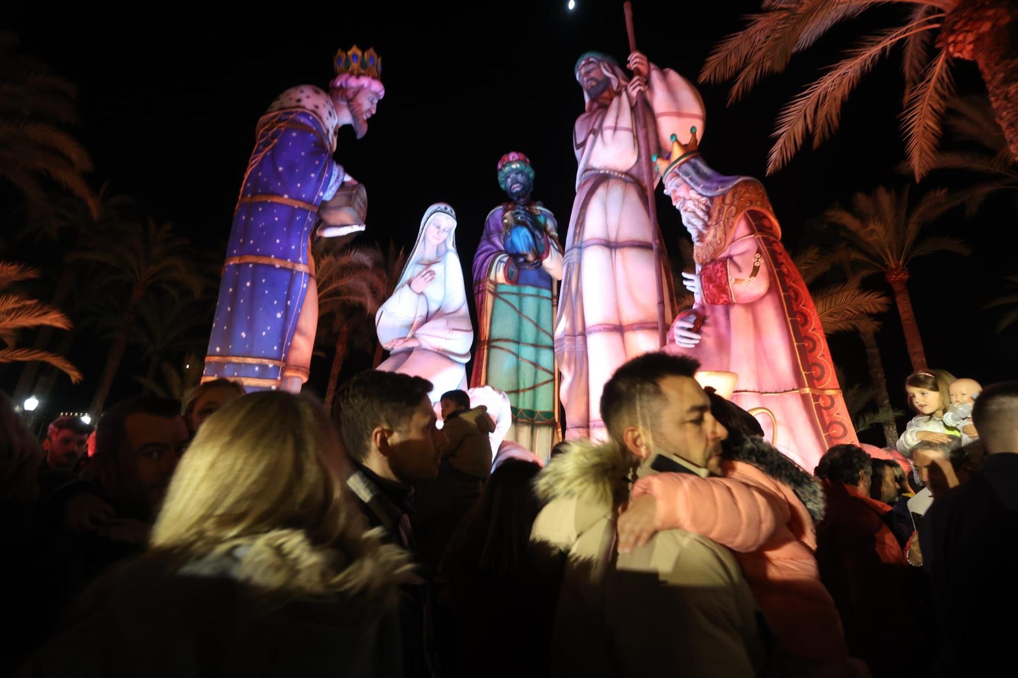 Inauguración del Belén Gigante en la Explanada de Alicante