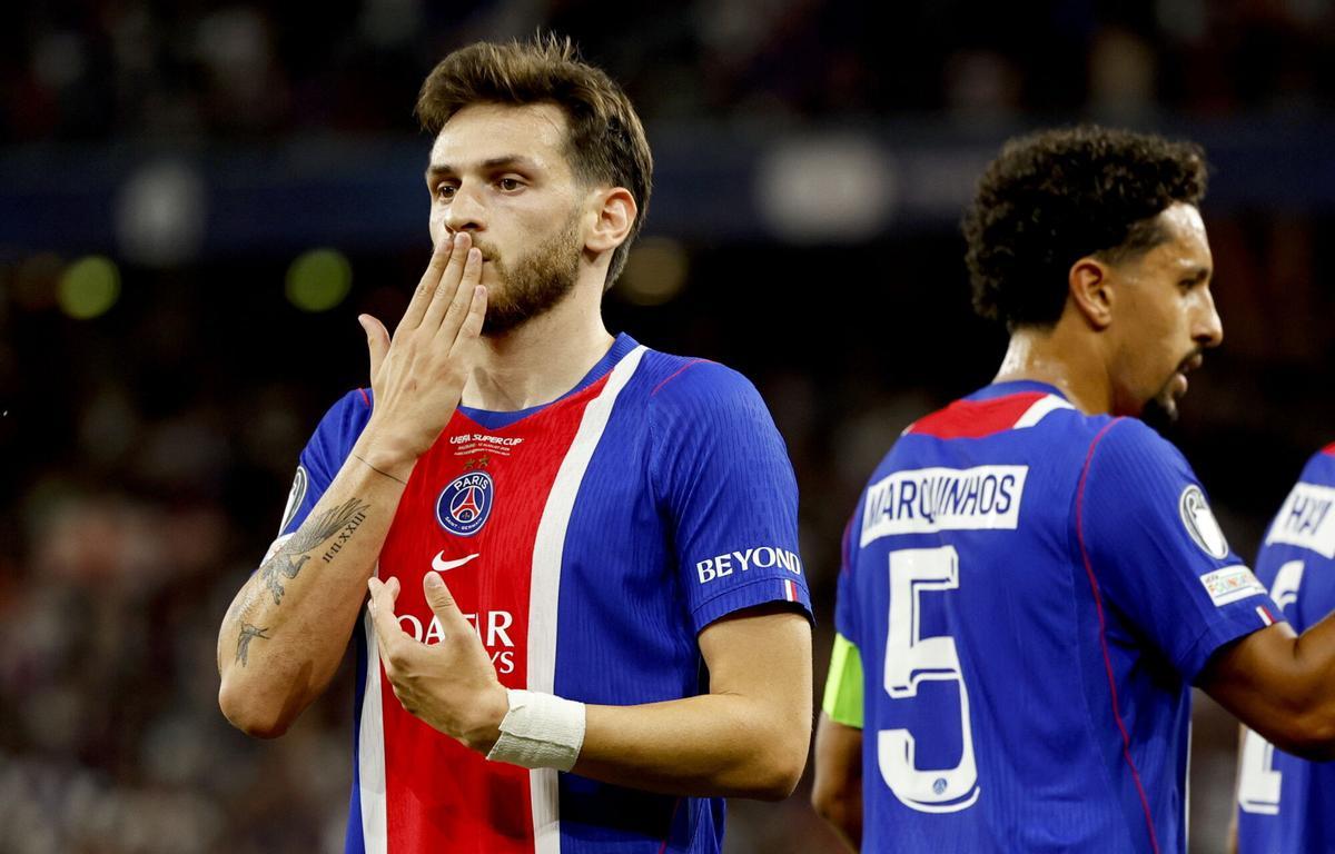 Las imágenes de la final de la Supercopa de Europa: PSG-Aston Villa.