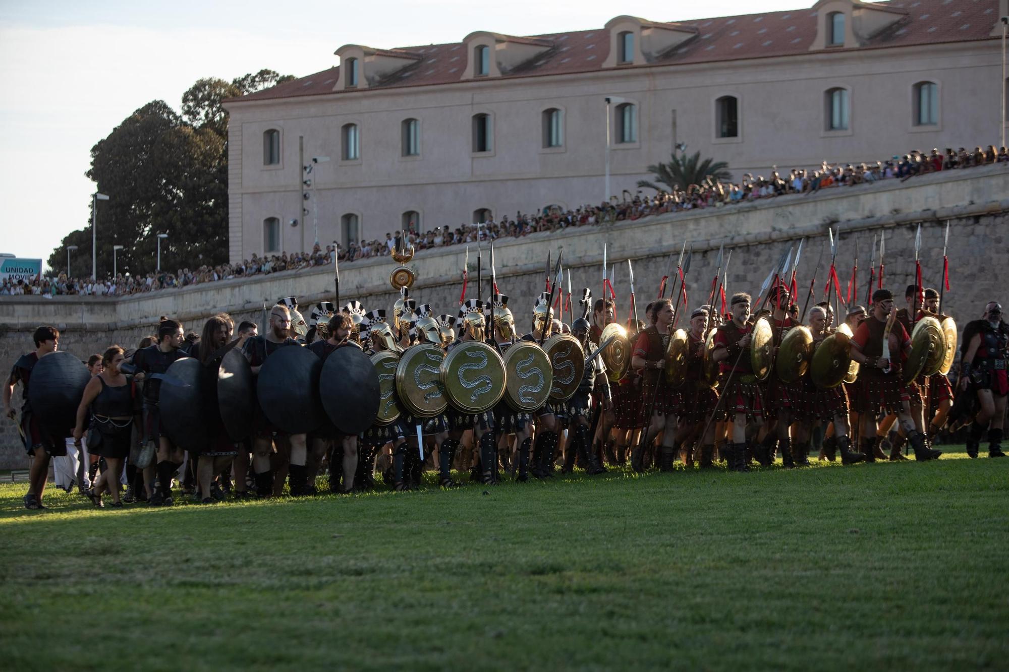 Batalla de Carthagineses y Romanos