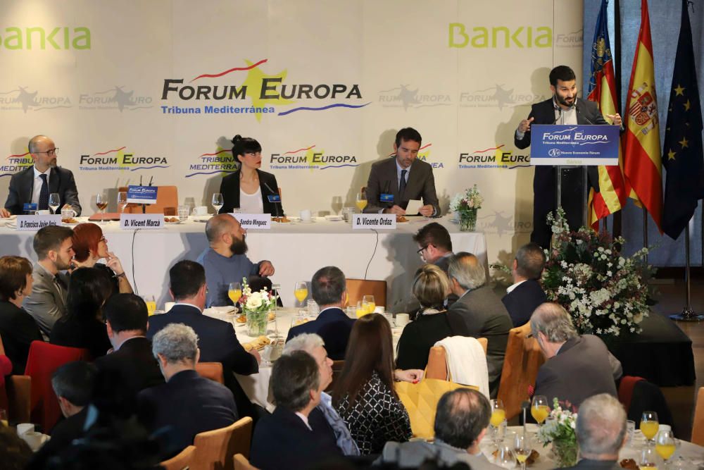 Vicent Marzà en el Desayuno Forum Europa