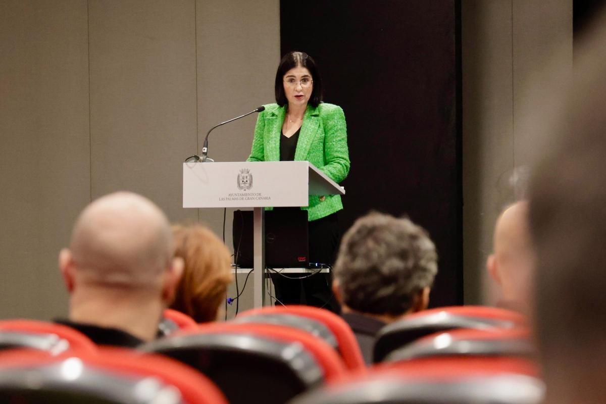 La alcaldesa, Carolina Darias, en las I Jornadas Técnicas Municipales sobre la Tramitación y Adecuación de Planes de Autoprotección y Seguridad