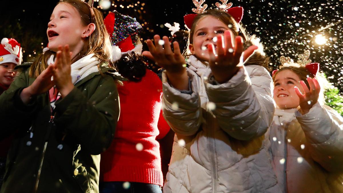 Encendido de Navidad en 2023 en Ibiza