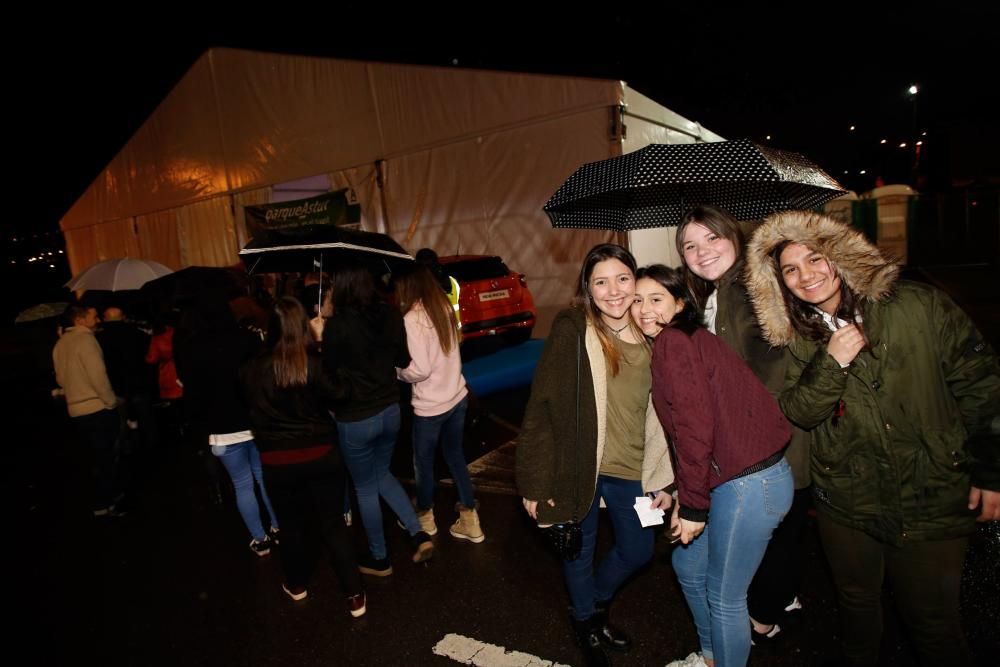 Ambiente en el concierto solidario de Corvera.