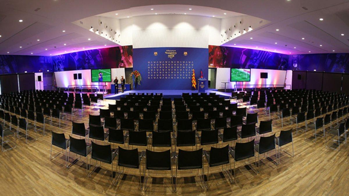 Imagen del Auditori 1899 del Barça, donde se celebrará la gala