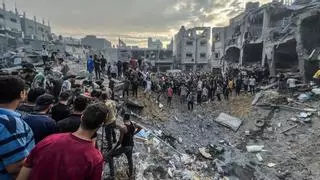 Al menos 25 muertos en bombardeos israelíes contra una escuela y un hospital en Gaza