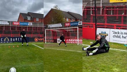 ¿Te acuerdas de De Gea? ¡Está entrenando en un equipo de la quinta división inglesa!