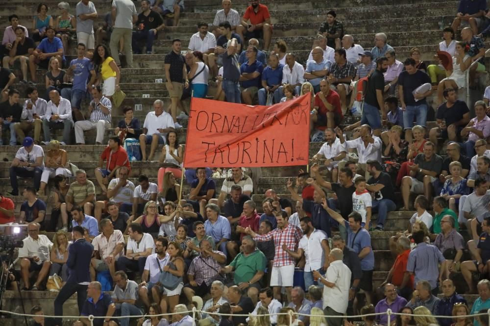 Primera corrida tras la aprobación de la ley de 'toros a la balear'