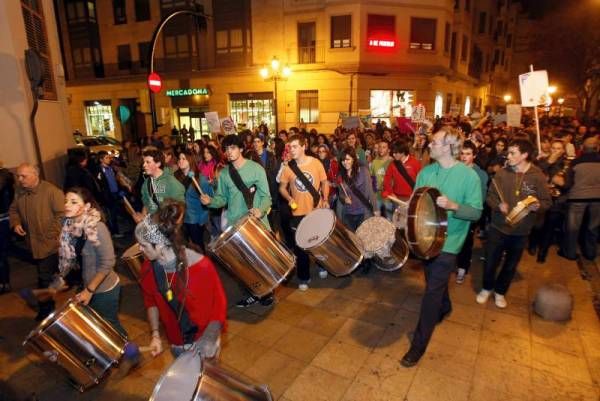 Fotogalería: Protesta contra la repercusión de la reforma educativa