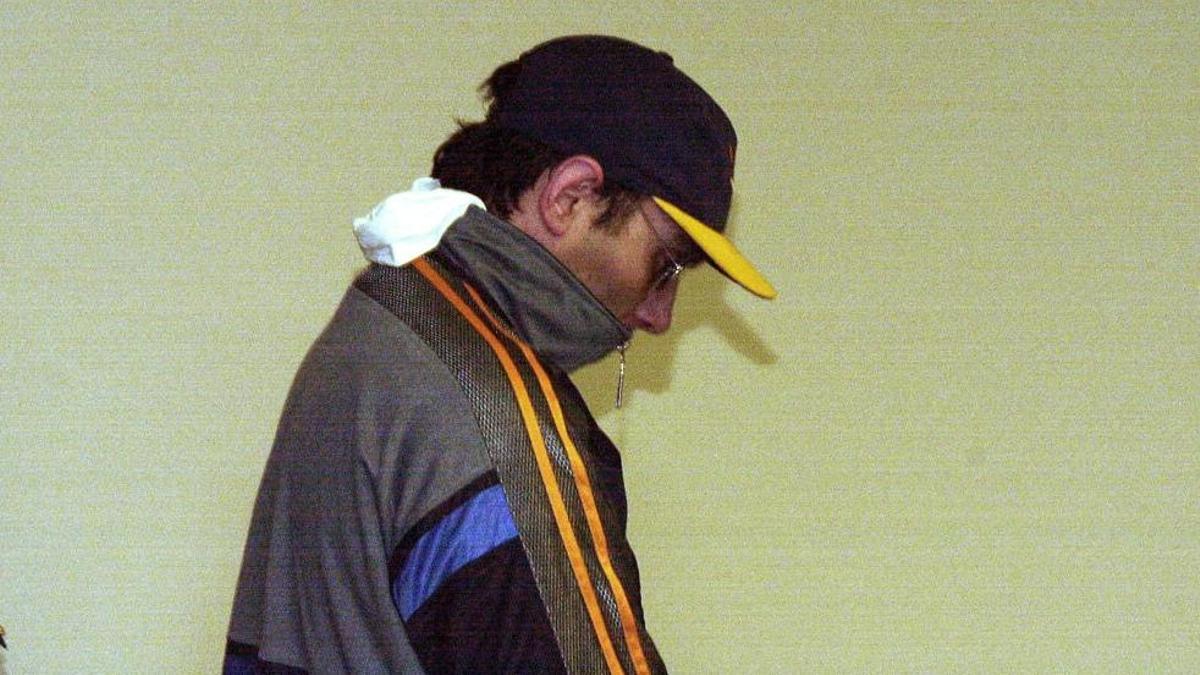 El acusado, en el juicio que se celebró en 2003 por el crimen de Torrecedeira.