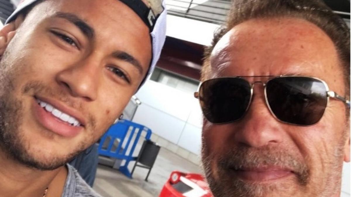 Arnold Schwarzenegger y Neymar