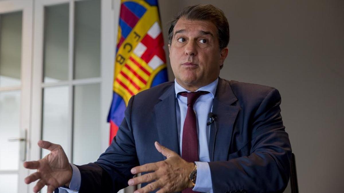 Laporta ha hablado en un acto llevado a cabo en la sala Luz de Gas