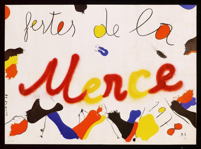 Carteles de las fiestas de la Mercè durante el franquismo
