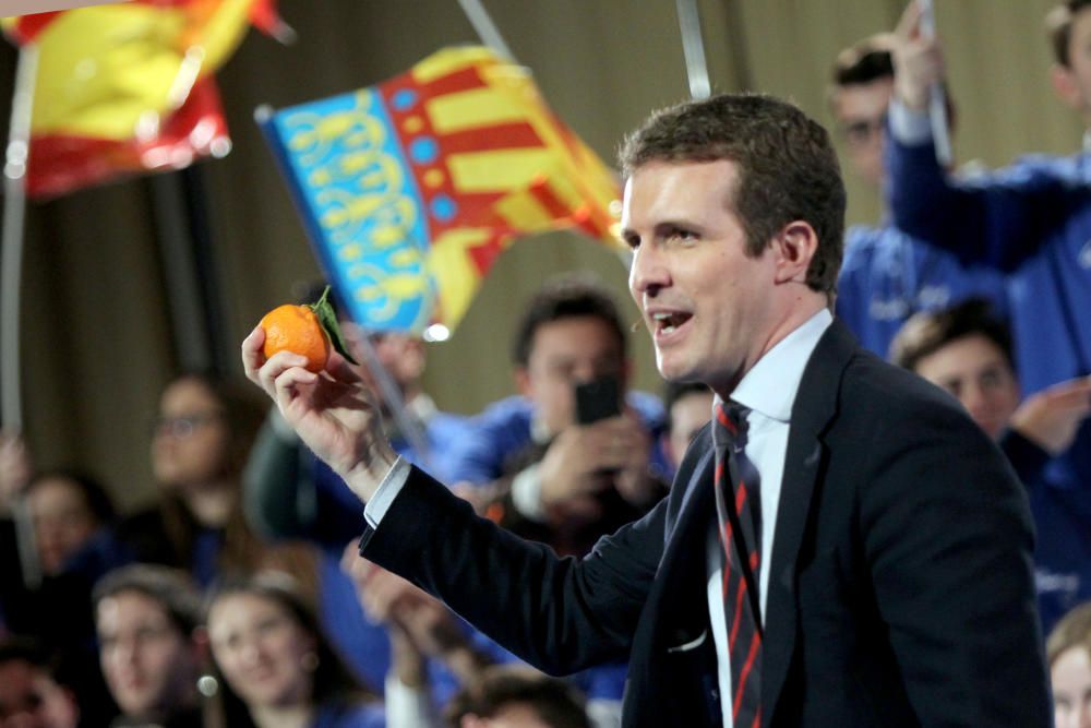 Pablo Casado proclama a los candidatos de la C. Valenciana