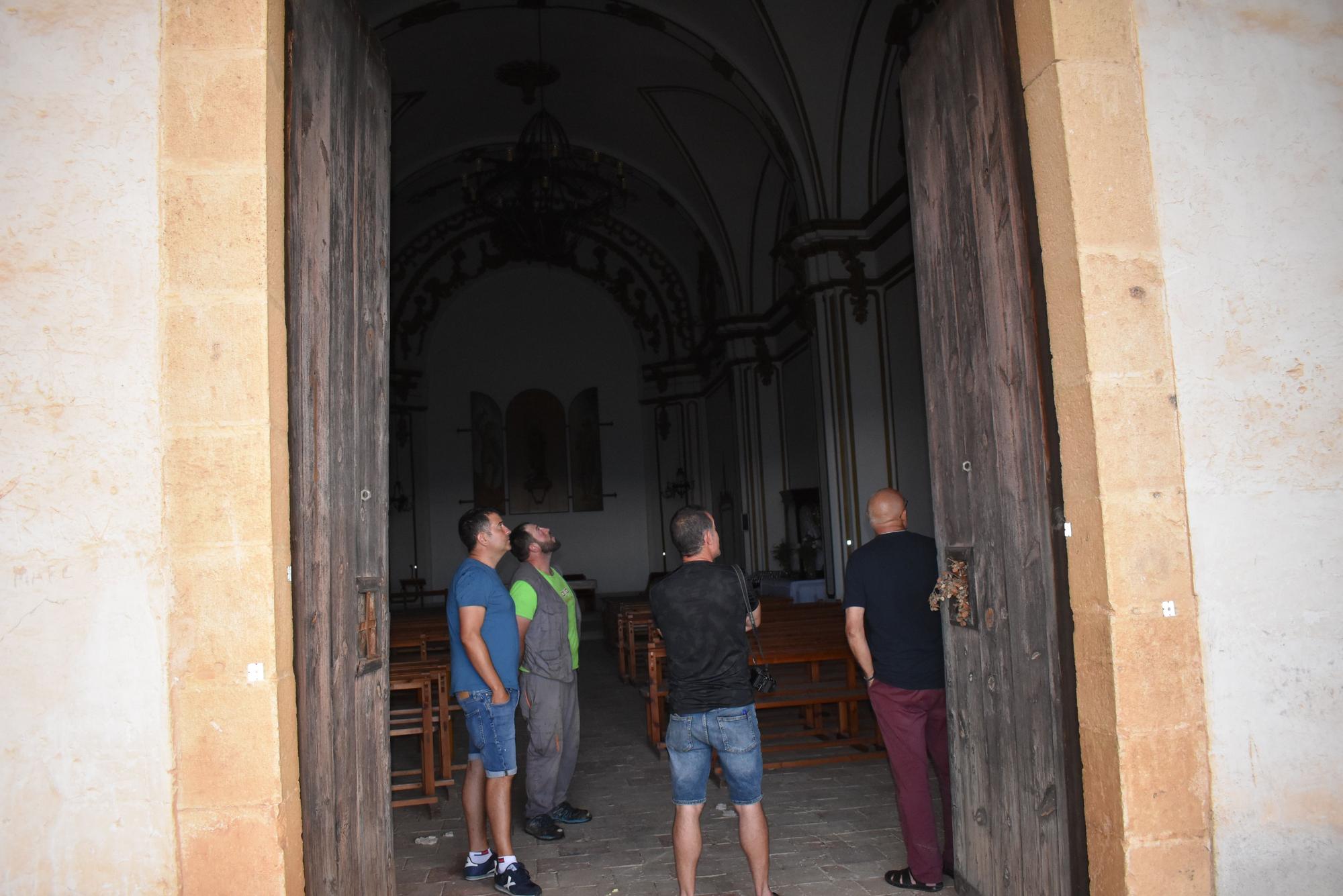 Estado en el que se encuentra la ermita de Sant Cristòfol de la Saranyana en la Todolella