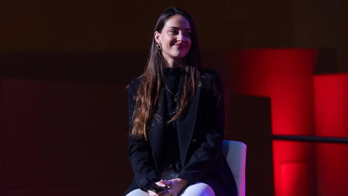 Tamara Icardo en la presentación del Valencia Premier Padel
